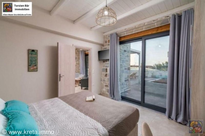 Kokkinos Pirgos Kreta, Kokkinos Pirgos 3 luxuriöse Villen mit Pool mit Meerblick Haus kaufen